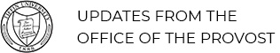 Office of the provost newletter logo
